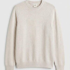 H&M White Light Sweater
